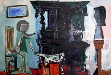 Pablo Picasso Painting - El buffet Vauvenargues 1959 cubismo Pablo Picasso